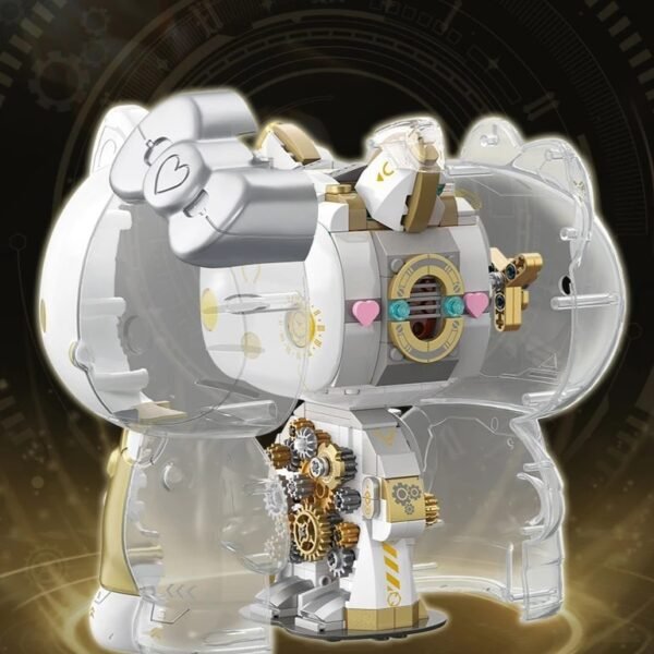 HELLO KITTY White Golden Big Figure Toy - Image 4