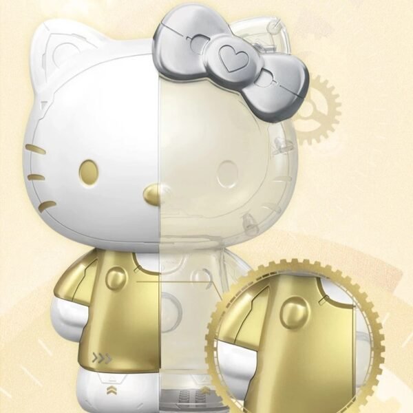 HELLO KITTY White Golden Big Figure Toy - Image 2
